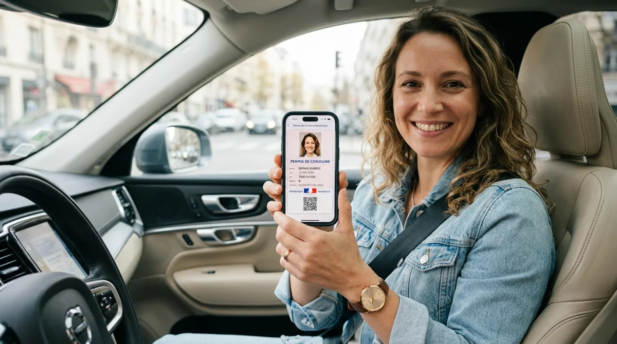 comment mettre son permis de conduire sur son téléphone