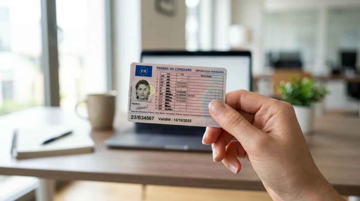 où se trouve le numéro de permis de conduire