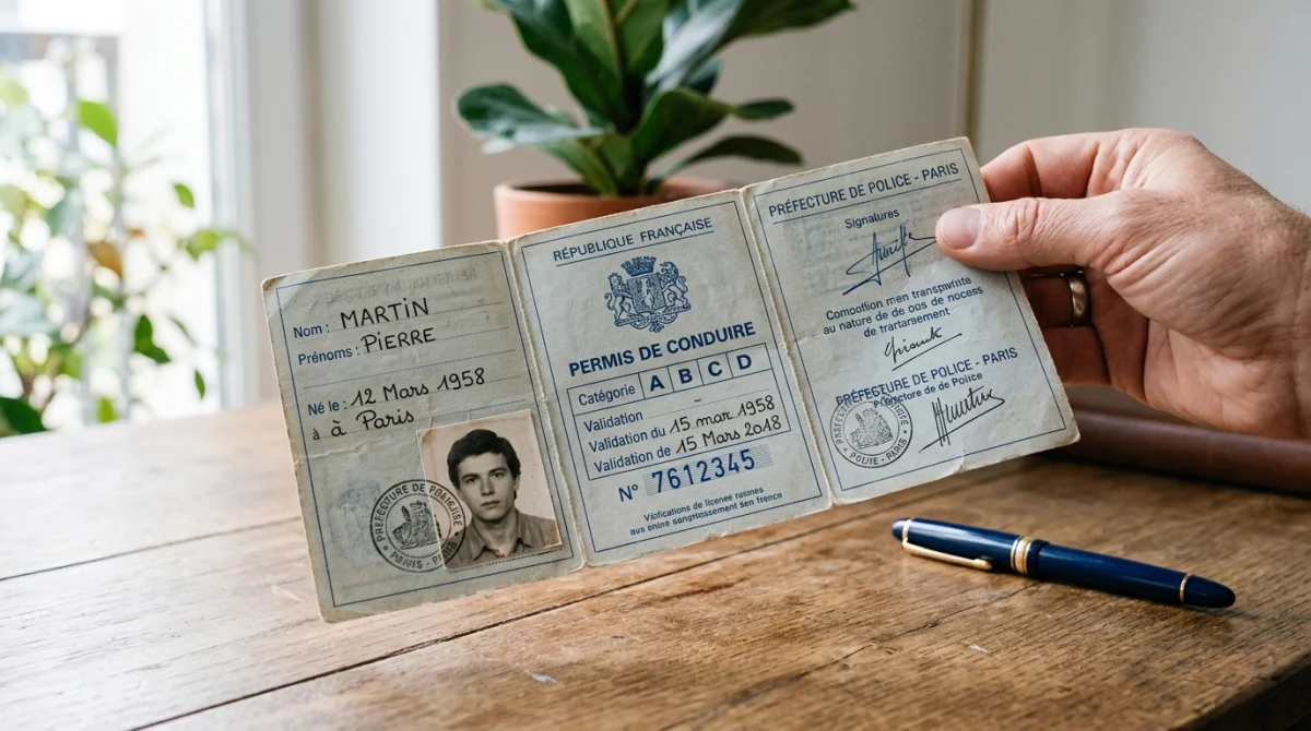 où se trouve le numéro de permis de conduire